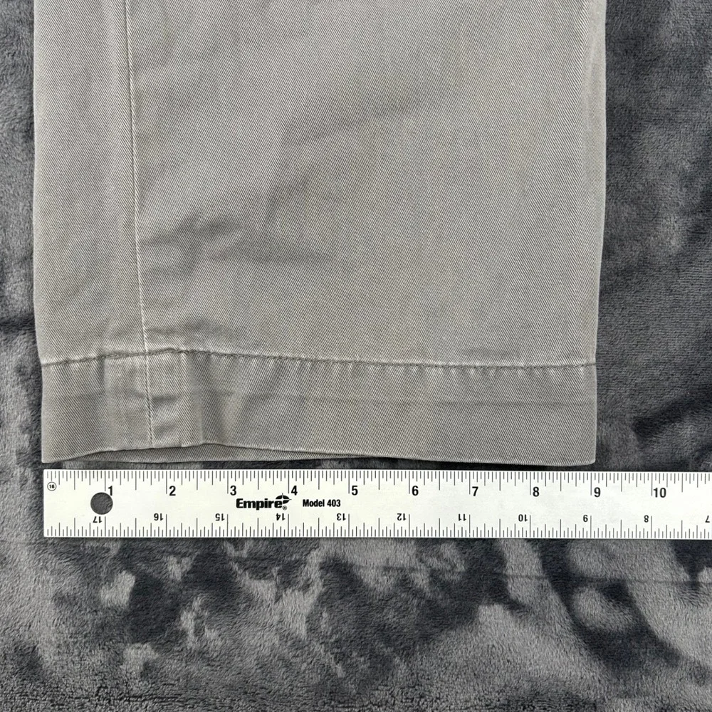 Polo Ralph Lauren Preston Pant Mens 40/30 Gray Cotton Chino Straight Leg Pant